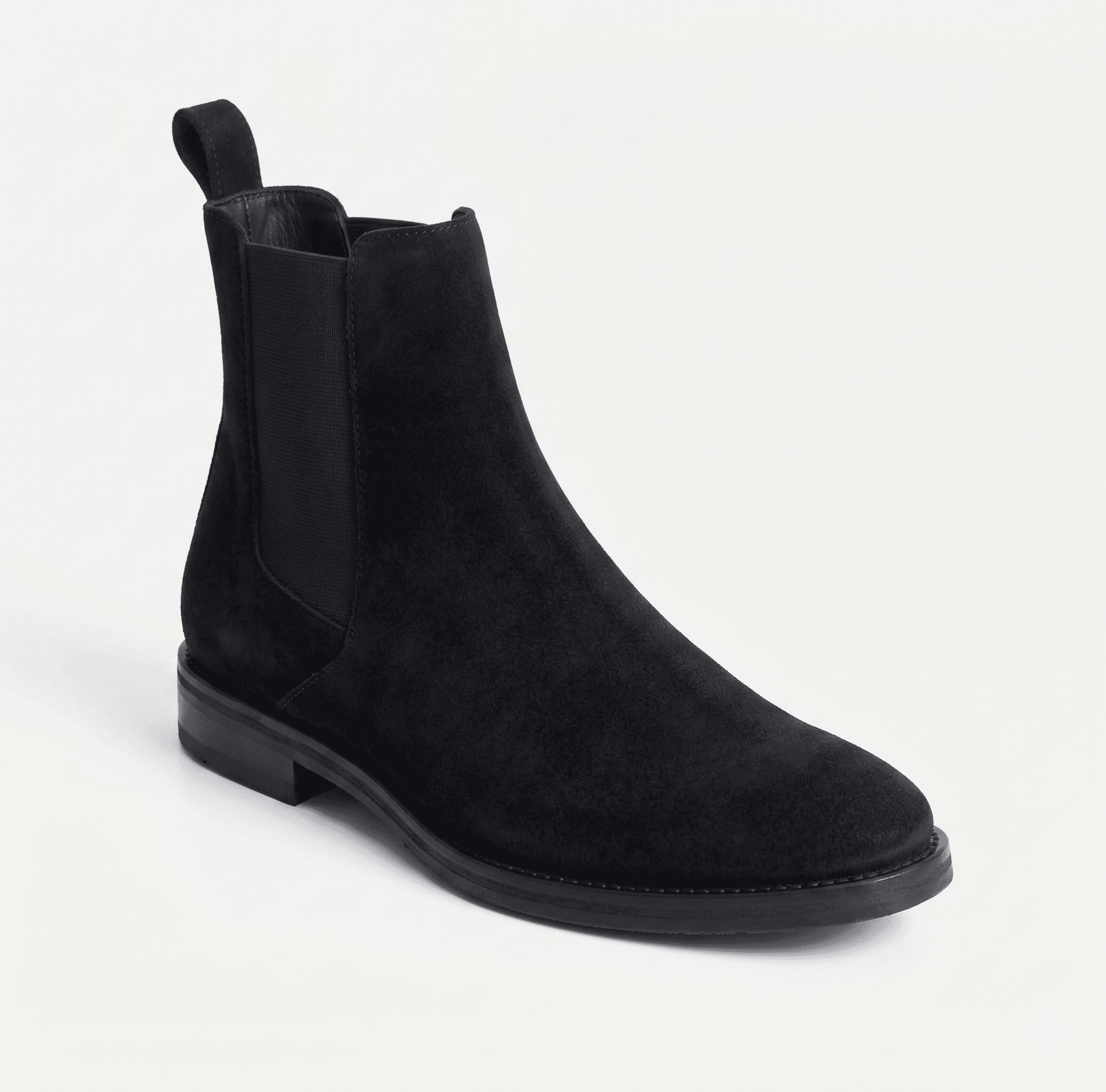 AW Noir Suede Chelsea Boot